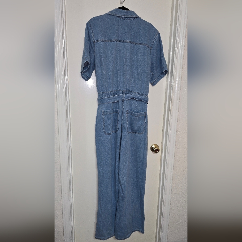 #417 Universal Thread Denim Blue Jumpsuit - Picture 3 of 7
